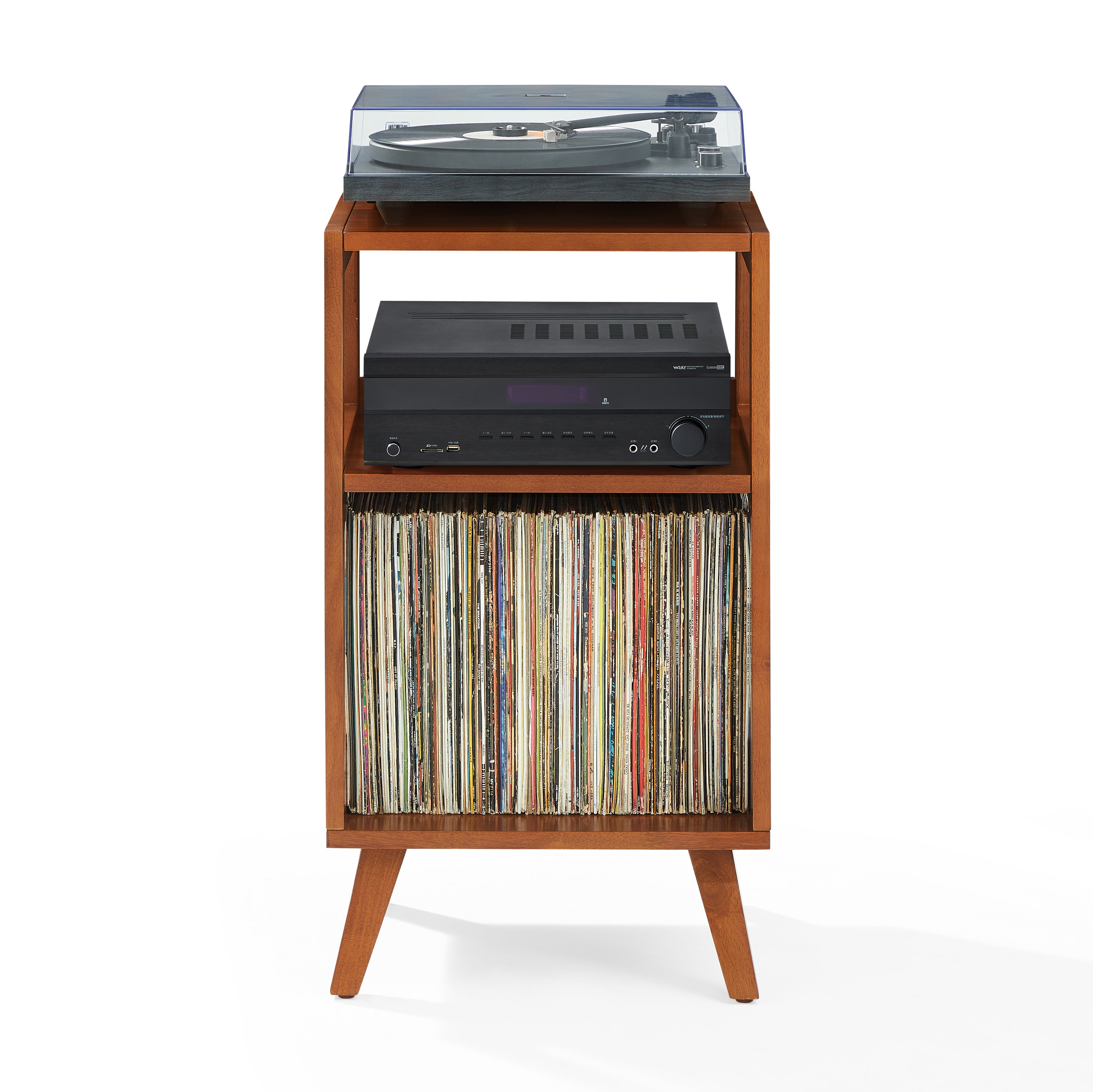 George Oliver Zayne Record Player Stand & Reviews | Wayfair